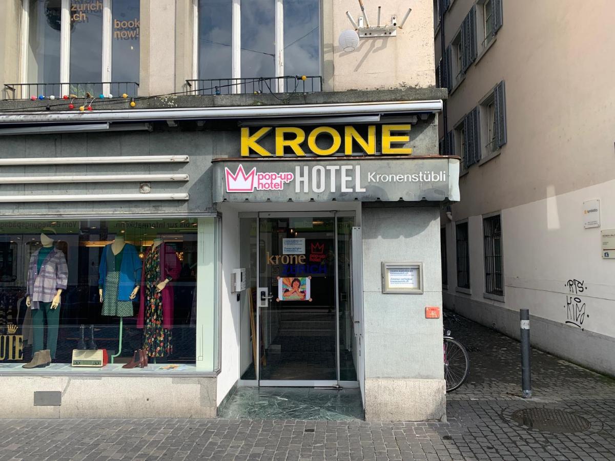 Pop Up Hotel Krone Zuerich Exterior foto